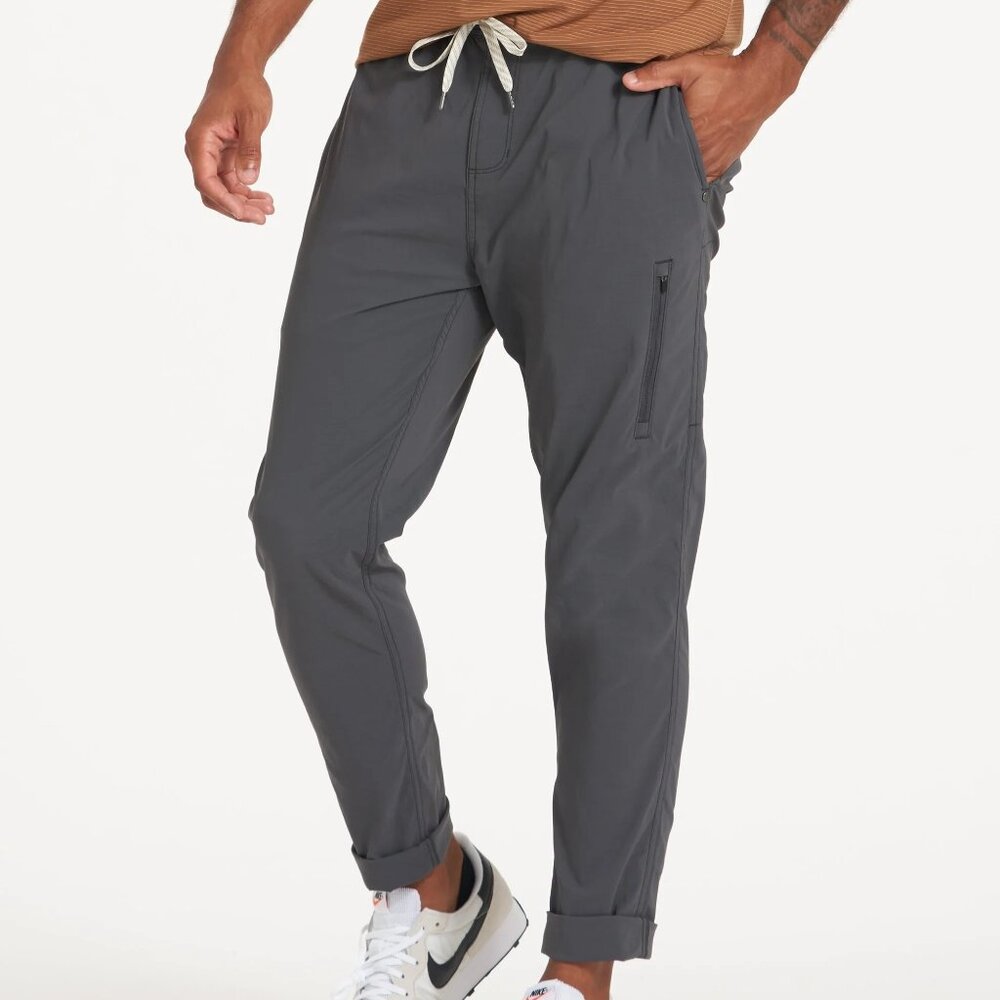 Vuori Mens Gray Technical Climber Performance Pants VW401 Size S Small
